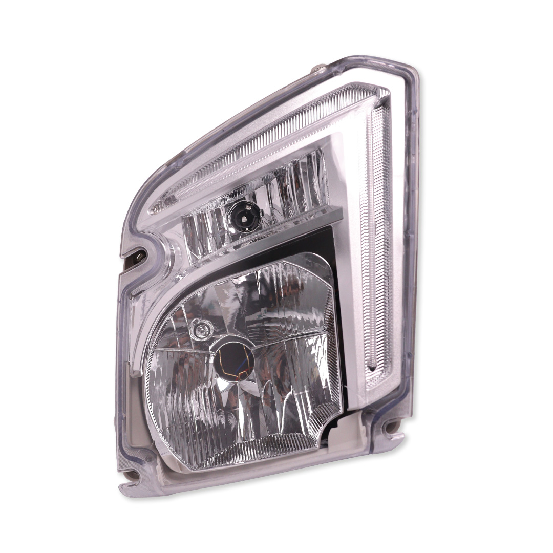 Farol Principal Dianteiro Lado Esquerdo Com Led Caminhão Volvo Modelo Vm