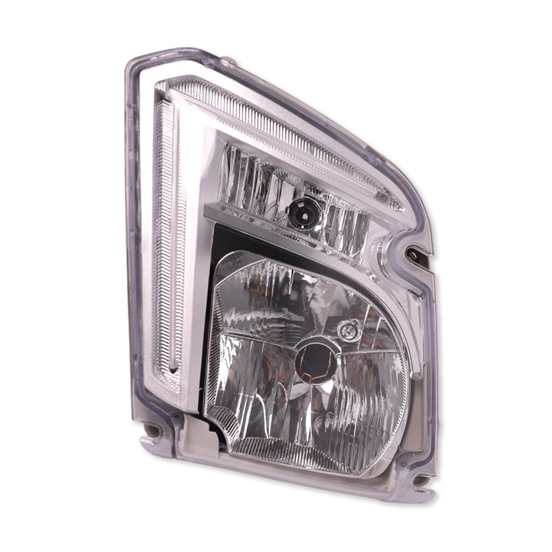 Farol Principal Dianteiro Lado Direito Com Led Caminhão Volvo Modelo Vm