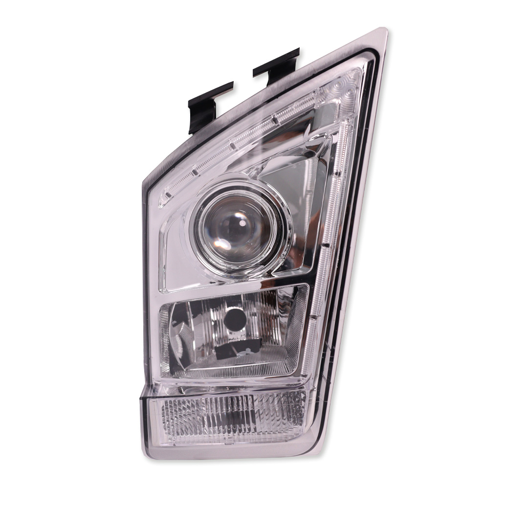 Farol Principal Dianteiro Lado Direito Com Led Caminhão Volvo Modelo Fh13