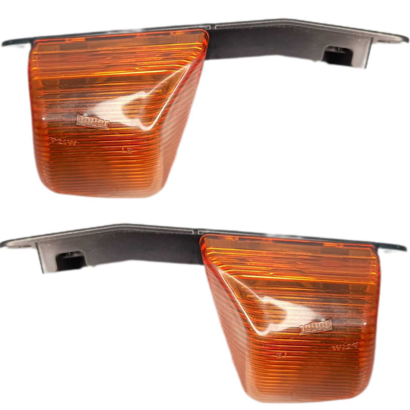 Lanterna Lateral Do Pisca Iveco Stralis Tector Lado Esq. Sem Soquete Laranja