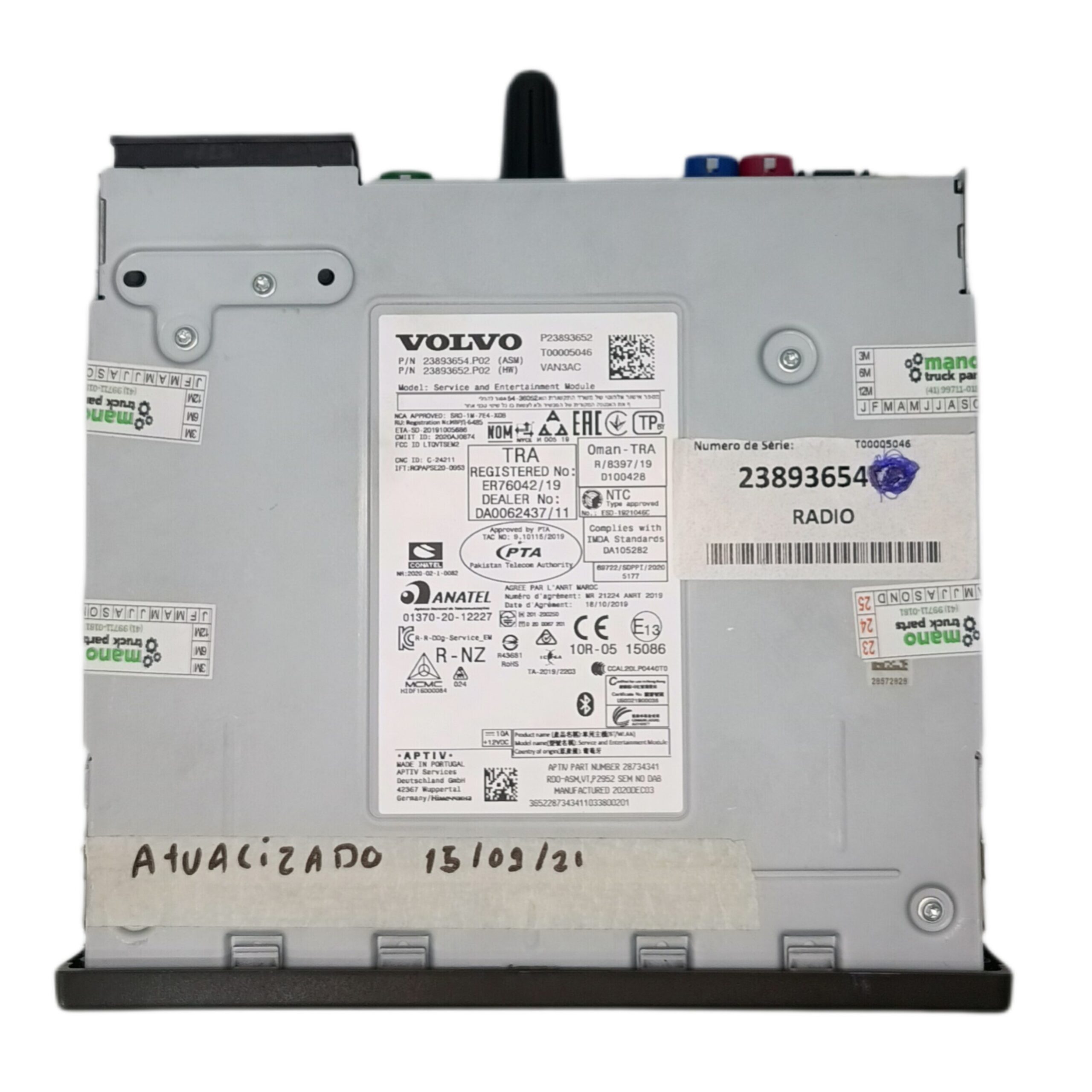 Modulo Rádio Caminhão Volvo Produto Original