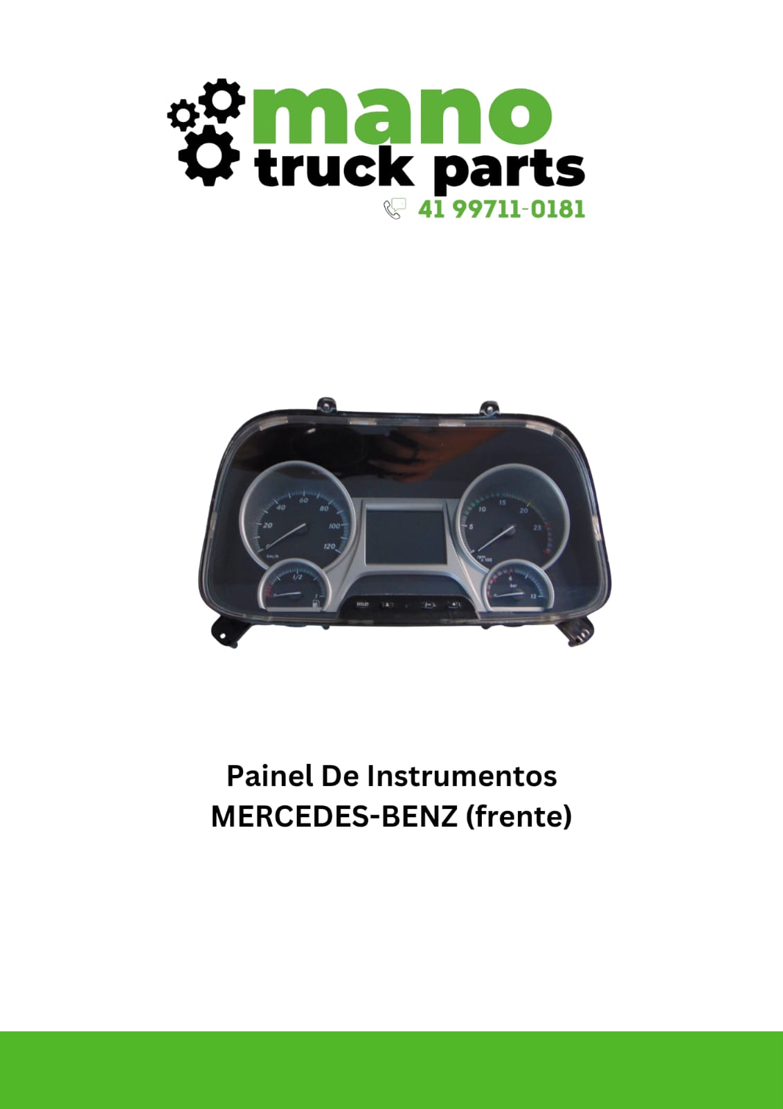 Painel De Instrumentos Caminhão Axor Mercedes Benz Original Usado Digital E Analógico